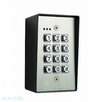 ALARM CONTROLS Access Control Keypad 4-7/8in H SS, 48ZW63