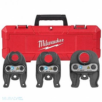 MILWAUKEE Press Jaw Kit 1/2 in to 1 in Pipe, 788WH8
