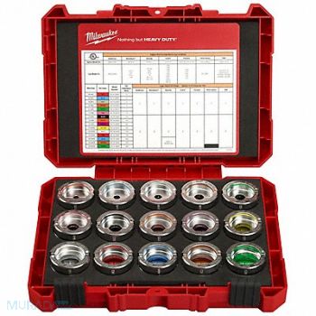 MILWAUKEE Crimping Die Set U 6 ton 8 AWG-600 kcmil, 45FD76