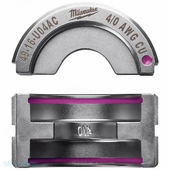 MILWAUKEE Crimping Die U Style 6 tons 4/0 AWG, 45FD97