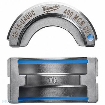 MILWAUKEE Crimping Die U Style 6 tons 400 kcmil, 45FE02