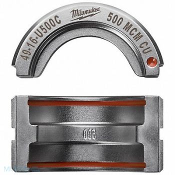 MILWAUKEE Crimping Die U Style 6 tons 500 kcmil, 45FE03