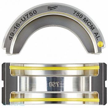 MILWAUKEE Crimping Die Set Yellow, 54YP86