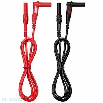 MILWAUKEE Test Leads 39 L Black/Red 1000VAC PR, 6JHZ0