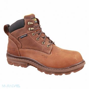 CAROLINA SHOE 6 Work Boot 9-1/2 D Brown Composite PR, 490N85