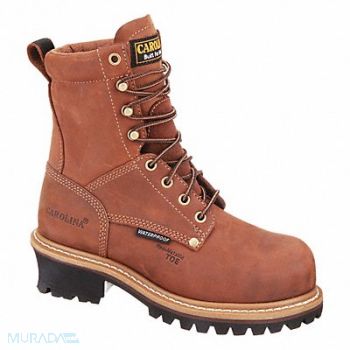 CAROLINA SHOE Logger Boot 11 W Brown Composite PR, 490P46