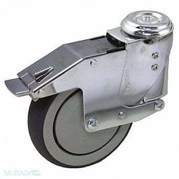 GRAINGER APPROVED Shock-Absorbing Bolt-Hole Caster 4, 490U73