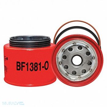 BALDWIN FILTERS Fuel Filter Spin-On Design 2-15/32 L, 490W88