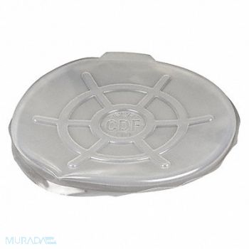 GRAINGER APPROVED Drum Cover Clear Polyethylene 55 gal, 490Z09