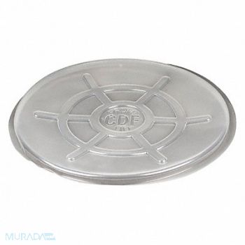 GRAINGER APPROVED Drum Cover Clear Polyethylene 55 gal, 490Z10