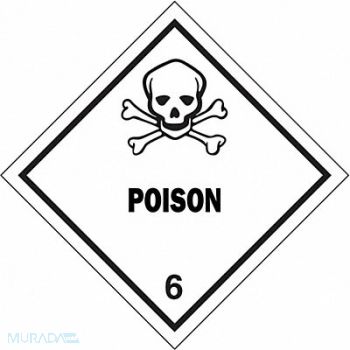 J.J. KELLER DOT Container Label 5-1/4 Label W PK500, 491G49