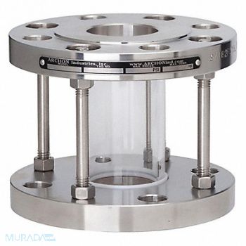 ARCHON INDUSTRIES INC. Sight Flow Indicator 13-3/8 L 8 Pipe, 491J27