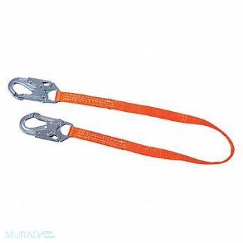 HONEYWELL MILLER Positioning Lanyard Orange Fixed, 20C113
