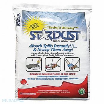 STARDUST Loose Absorbent Bag Size 1.5 cu ft., 491R33