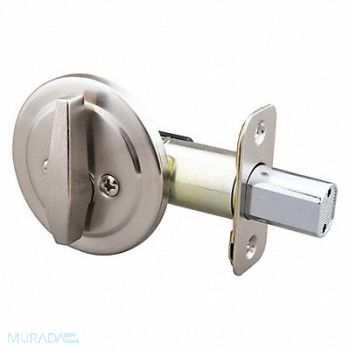 EZ-FLO Deadbolt For Key Door Satin Nickel, 491T65