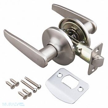 EZ-FLO Door Lever Lockset Mechanical Passage, 491T94