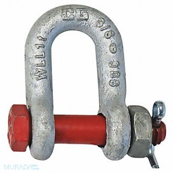 CROSBY Shackle 1/4 Body Sz Galvanized, 491W31