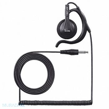 ICOM Ear Loop Earpiece Black 45 Cord Length, 492G44