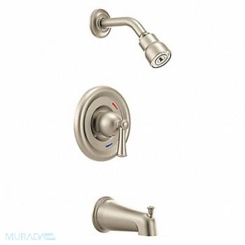 CFG Shower Valve Moen Round Brush Nickel, 492N84