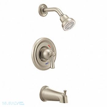 CFG Shower Valve Moen Round Brush Nickel, 492N85