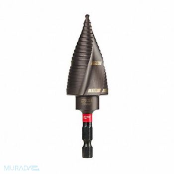 MILWAUKEE Step Drill 7/8in to 1.125in Titanium, 492R88