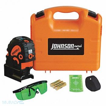 JOHNSON LEVEL TOOL Line and Dot Laser Interior and Exterior, 492U70