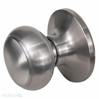 MASTER LOCK Knob Lockset Rusk Style Satin Nickel, 492W48