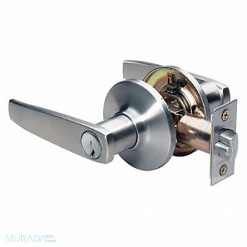 MASTER LOCK Lever Lockset Satin Nickel Key Alike, 492W50