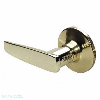 MASTER LOCK Lever Lockset Polished Brss Strght Style, 492W53