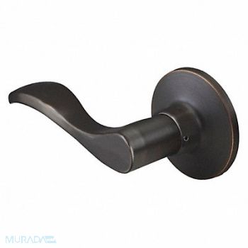 MASTER LOCK Lever Lockset Aged Bronze Wave Style, 492W70