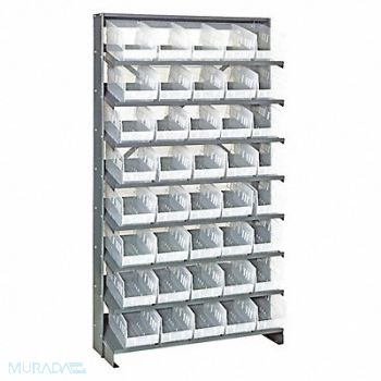 QUANTUM STORAGE SYSTEMS G7017 Pick Rack 12inx64inx36in Clear, 493G62