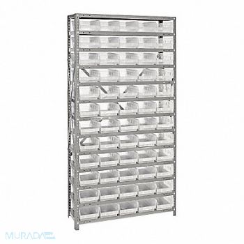 QUANTUM STORAGE SYSTEMS Pick Rack 12inx75inx36in Clear, 493G63