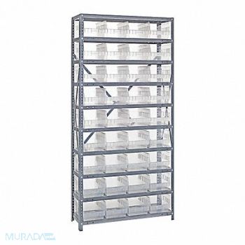 QUANTUM STORAGE SYSTEMS Pick Rack 18inx75inx36in Clear, 493G64