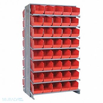 QUANTUM STORAGE SYSTEMS K6931 Pick Rack 24inx60inx36in Red, 493G78