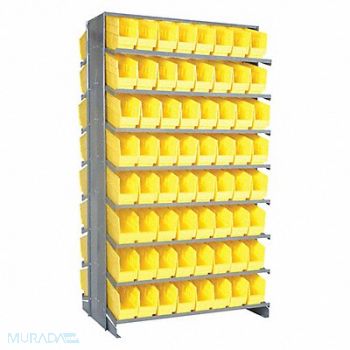 QUANTUM STORAGE SYSTEMS K6930 Pick Rack 36inx64inx36in Yellow, 493G81