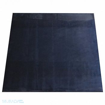 GARLOCK SAFETY SYSTEMS Rubber Mat Black, 493M37