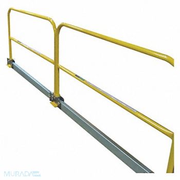 GARLOCK SAFETY SYSTEMS Toe Board Gray, 493M60