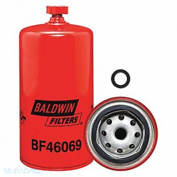 BALDWIN FILTERS Fuel/Water Separator Biodiesel/Diesel, 493T07