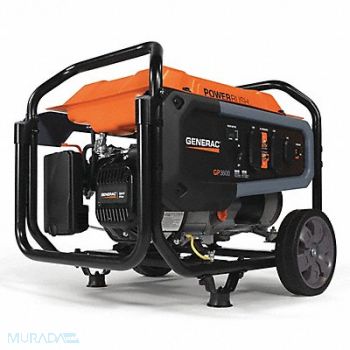 GENERAC Portable Generator 4500 Surge Watts, 493T10