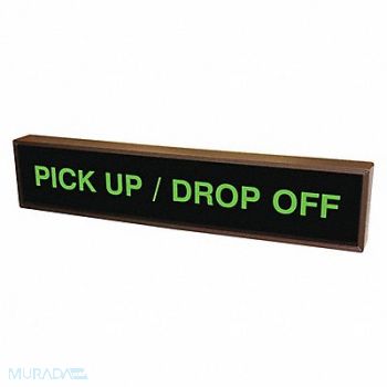 TAPCO Custom Backlit Sign 2-1/4 Lx34 Wx7 H, 493Y25