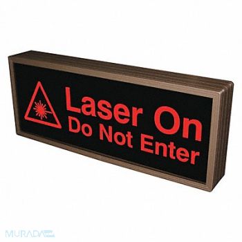 TAPCO Custom Backlit Sign 2-1/4 Lx18 Wx7 H, 493Y34