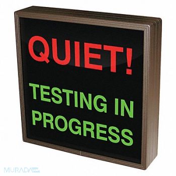 TAPCO Custom Backlit Sign 2-1/4 Lx12 Wx12 H, 493Y37