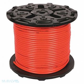 SPEEDAIRE Air Hose 1/4 ID x 250 ft L Orange, 493Y80