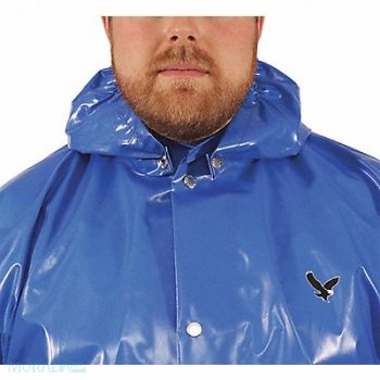 TINGLEY Rain Hood L Blue Polyurethane Mens, 493Z04