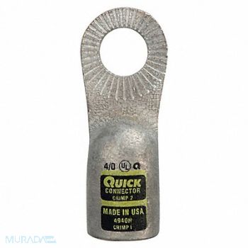 QUICKCABLE One-Hole Lug Compression Connector, 5LMN7