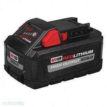 MILWAUKEE Battery (1) 8.0 Ah Li-Ion, 494D28