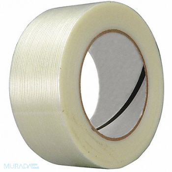 GRAINGER APPROVED Filament Tape TC389 Series Lgt Duty PK24, 494K16