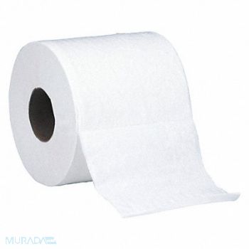 ABILITY ONE Toilet Paper Roll 500 White PK96, 494K89