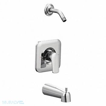 RIZON Shower and Tub Kit Moen Round Chrome, 494L89