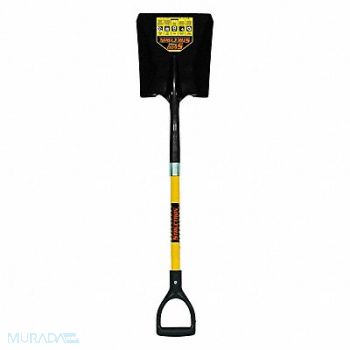 SEYMOUR MIDWEST STRUCTRON Square Point Shovel 29 Handle 14Ga, 246K72